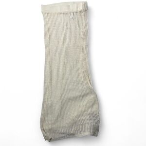 Tic Toc White Knit Cover-Up Skirt | Size S | NWT
